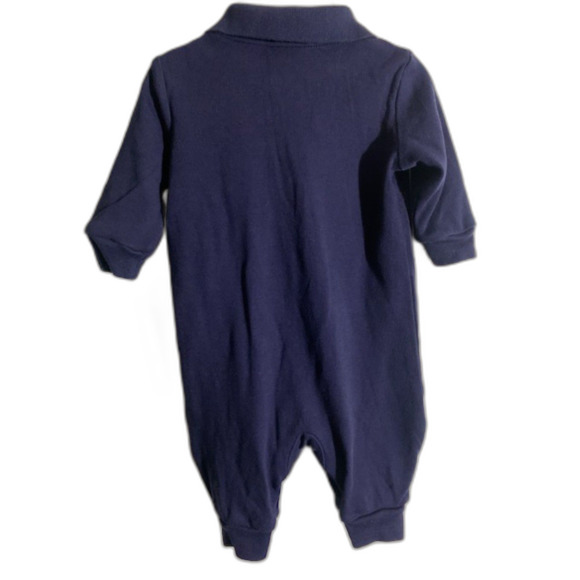 Soft Cotton Polo Coverall 3 Months - Picture 2 of 3